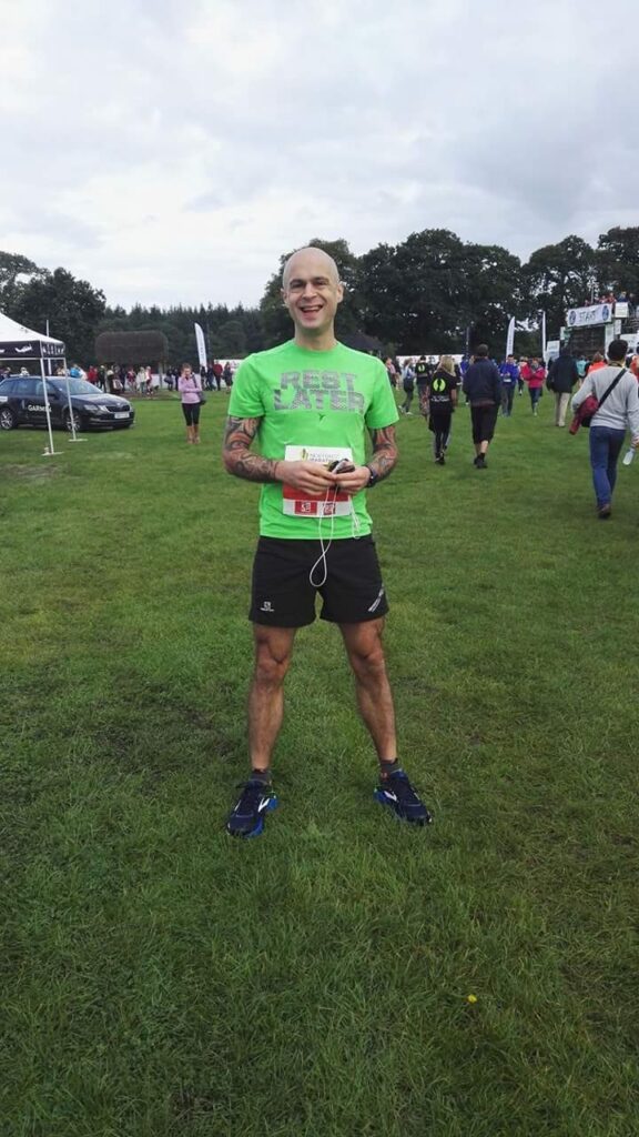 Andy Killworth post-race