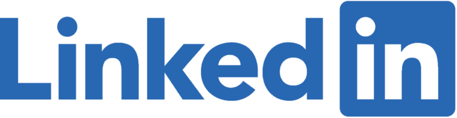 LinkedIn Logo - Blue Text On White Background